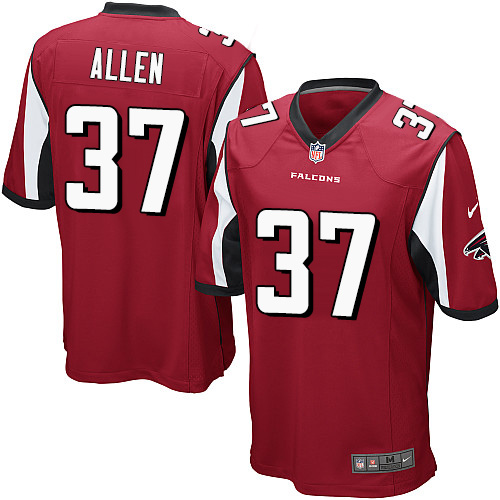 Nike Falcons #37 Ricardo Allen Red Team Color Youth Stitched NFL Elite Jersey